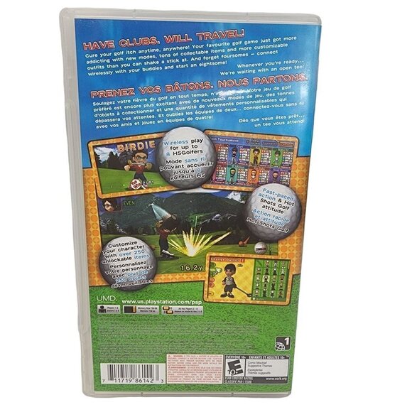Psp Hot Shots Golf: Open Tee, Complete, Authentic, Tested! - Picture 3 of 6